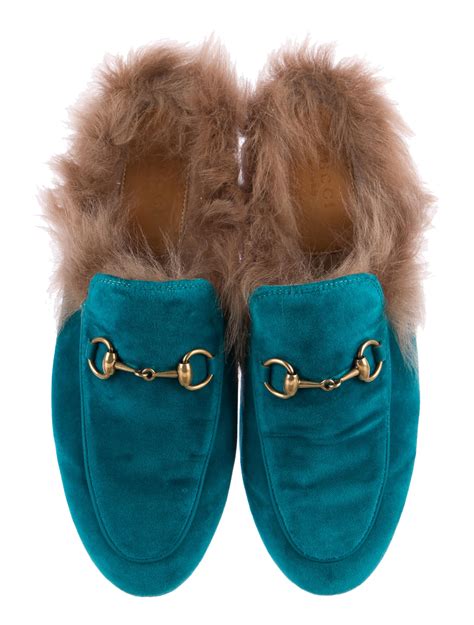 gucci furry sshoes|Gucci mules street style.